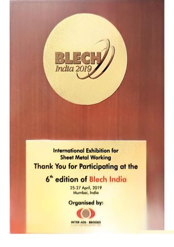 Blech India 2019 国际钣金加工展参展